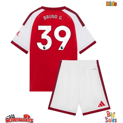 Arsenal Bruno Guimaraes #39 Replica Home Stadium Kit for Kids 2026-27 Short Sleeve (+ pants)